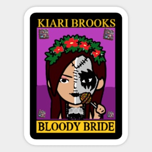 KAIRI BROOKS ''BLOODY BRIDE'' Sticker